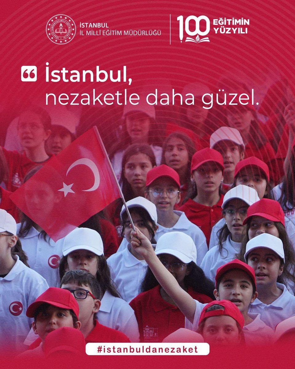 İstanbul nezaketle daha güzel!

<a href="/istanbulilmem/">İstanbul İl Millî Eğitim Müdürlüğü</a> <a href="/MucahitYentur/">Murat Mücahit Yentür</a> 
<a href="/sislimem/">Şişli İlçe Millî Eğitim Müdürlüğü</a> 
#istanbuldanezaket