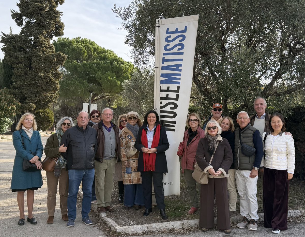 Les Nouveaux Niçois ont eu le plaisir de découvrir ce matin le musée Matisse ￼💙

Une belle immersion dans un univers ￼ riche en couleurs et en découvertes 🎨

Un joli moment de partage et de culture !