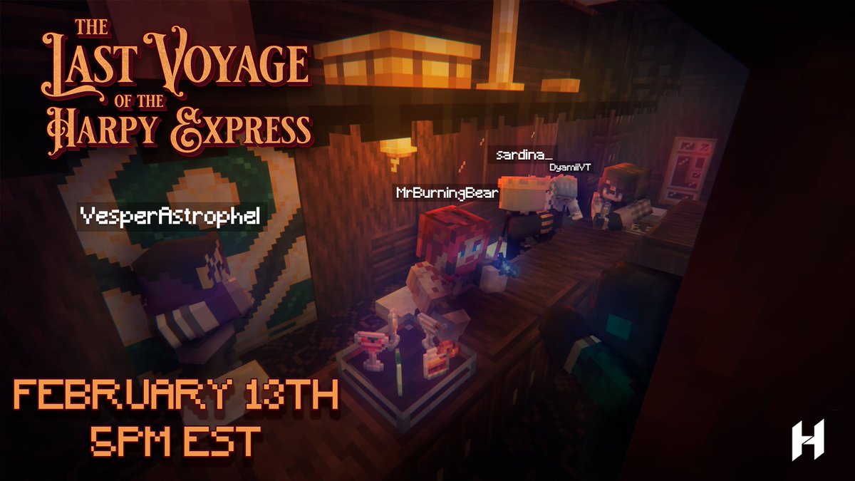 A Minecraft Murder Mystery... again!
Meet half of today's cast!

🔴 5PM EST