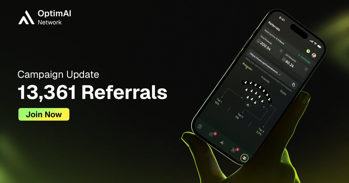Two days into the Node Acceleration Program and 13,361 referrals have already been created.

Strong momentum so far.

The campaign runs until Feb 18. Only verified, active nodes will count at snapshot.

If you’ve been considering participating, now is the time.

Join here: