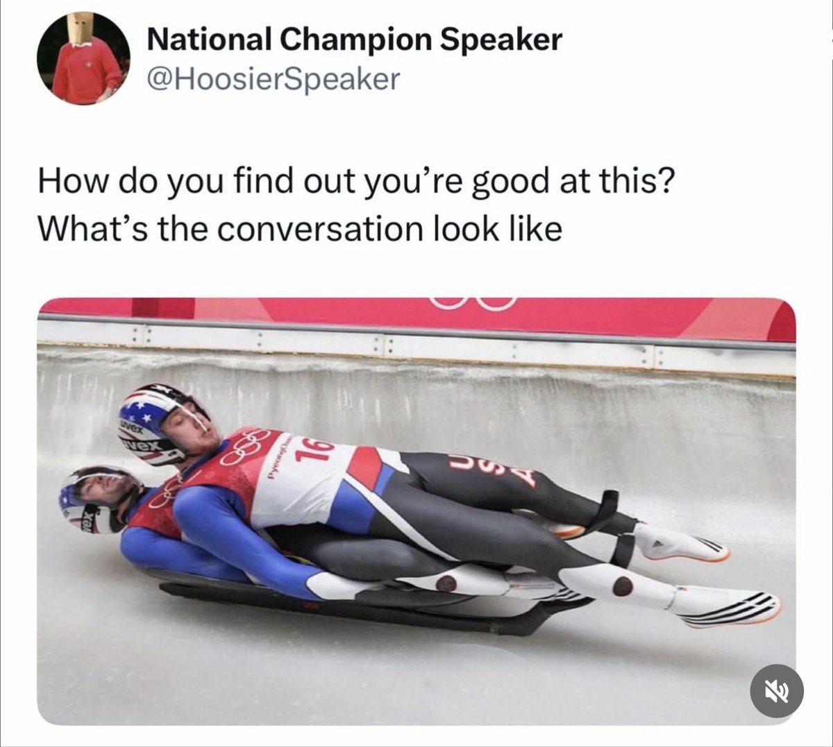 How did the double luge start?