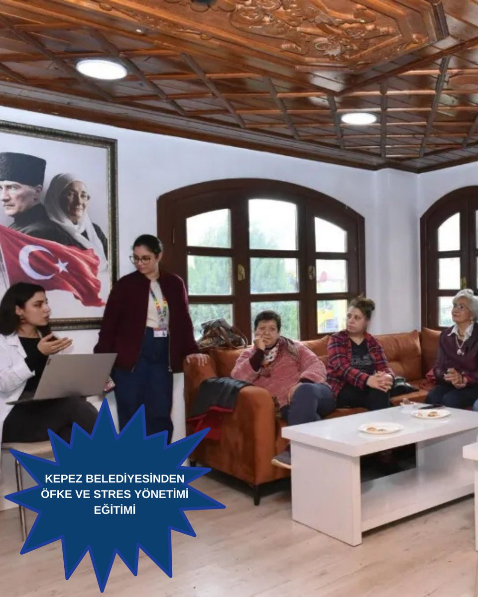 Kepez Belediyesi, “Yaşlı Dostu Kepez Projesi” kapsamında toplum sağlığını güçlendirmeye yönelik eğitim çalışmalarını sürdürüyor. Bu kapsamda Zübeyde Hanım Kadın Eğitim ve Sosyal Tesisi’nde “Öfke ve Stres Yönetimi Eğitimi” düzenlendi. 

varishaber.com.tr/haber/kepez_be…