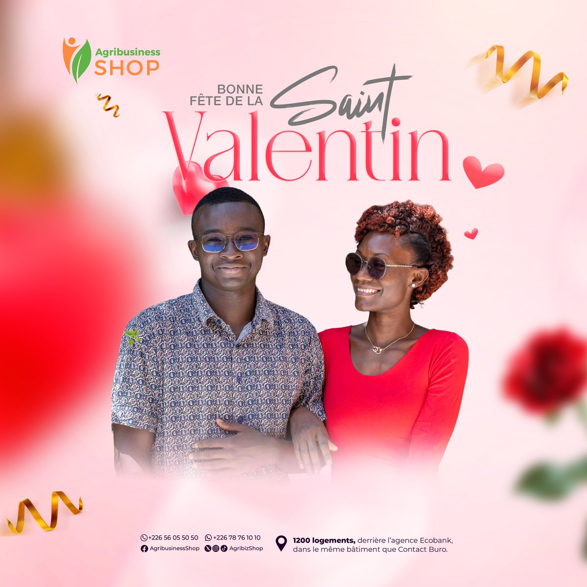 L'amour mérite d'être vécu, célébré. 💕

Bonne fête de #SaintValentin.

#AgribusinessShop #BurkinaFaso