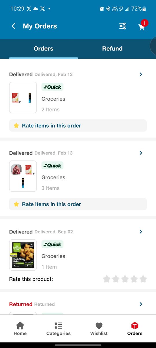 Raj962568's tweet photo. @dealztrendz 2 baar order kiya cash on delivery dono baar delivered show kar raha hei lekin mere pas pahuncha hi Nahin  delivery boy ka call bhi nahi aya lekin otp dono baar ahya hei
 anyaay Hua Hai Mere Sath😡
ab kya kiya jaye guruji https://t.co/6oTe9vHCw4