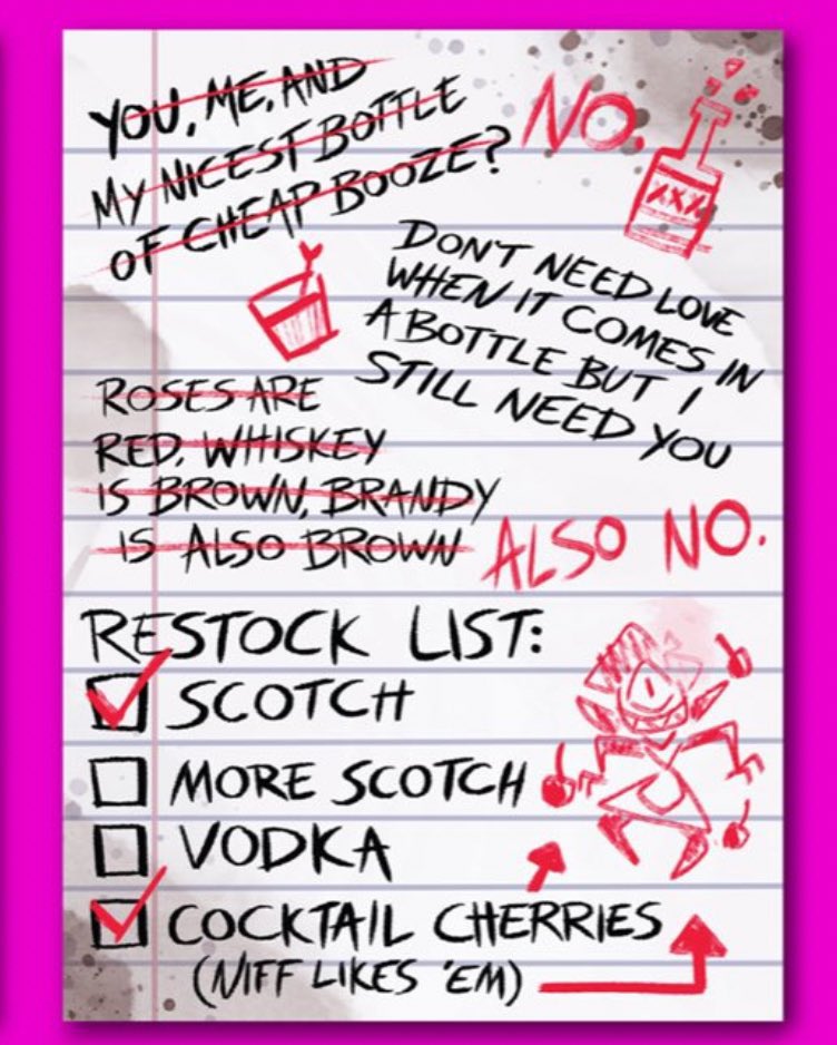 kaichiiix's tweet photo. I hope you guys don't ignore the fact that Husk just canonically stated that he needs Angel. #huskerdust #Husk #HazbinHotel #Angst https://t.co/A0SDQWE5Bz