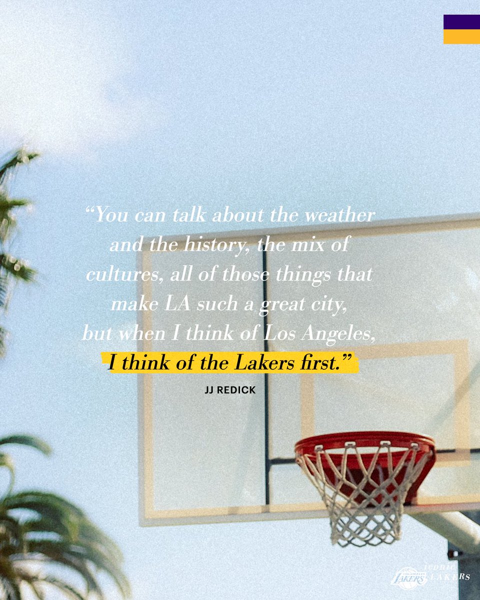 Lakers's tweet image. In LA, basketball isn’t a destination. It’s everywhere.