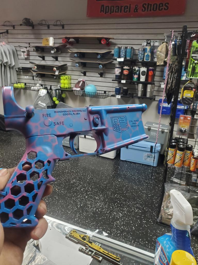 The cotton candy combat camo is going SBR...which means more paint...yay