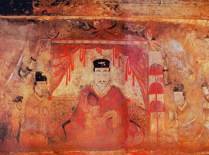 KFAintercomsec's tweet image. The tomb of Kogukwon, the 21st King of Goguryeo (277 BC–668 AD), is located in South Hwanghae.
King Kogukwon's mausoleum is a national cultural heritage site that vividly showcases the history, traditions, architecture, and art of Goguryeo through its tomb frescoes.