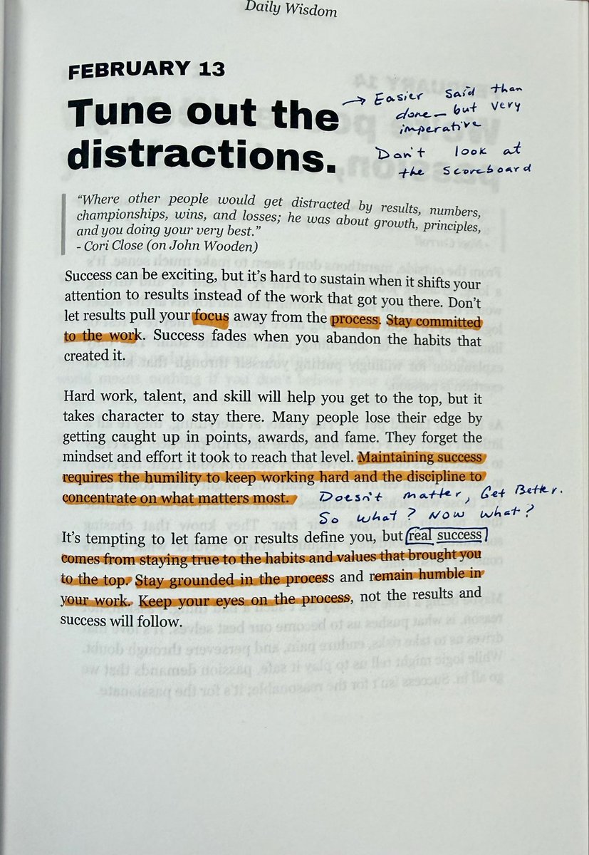 Adopt a “So What? Now What?“ mentality.
Things go good, So what? Now what?
Things don’t go so well, So what? Now what?

Focus on the task at hand. Don’t get caught up in looking at the scoreboard or your position or your success (or lack thereof). Focus on the process. Put your