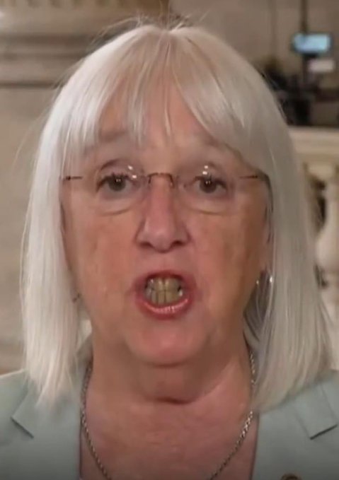 JoforOregon's tweet photo. And y'all wonder why Washington state and Washington DC is full of decay. Halitosis Hag Senator @PattyMurray is one of the main reasons. https://t.co/2d11b2xTlS