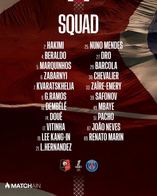 Actu psg tweet media