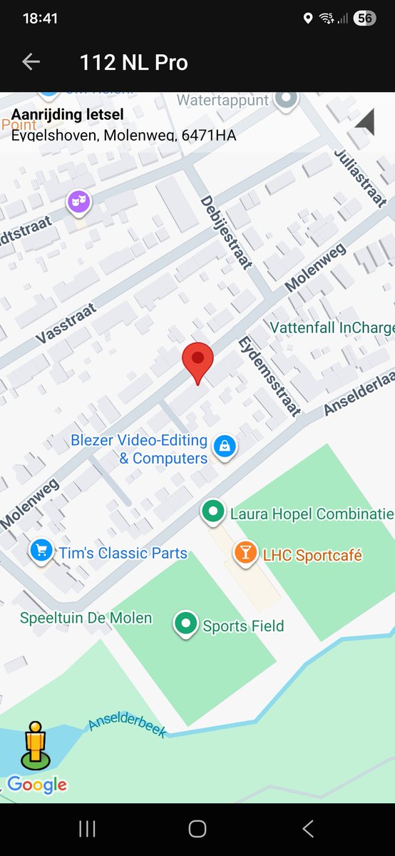 Aanrijding met letsel in Eygelshoven