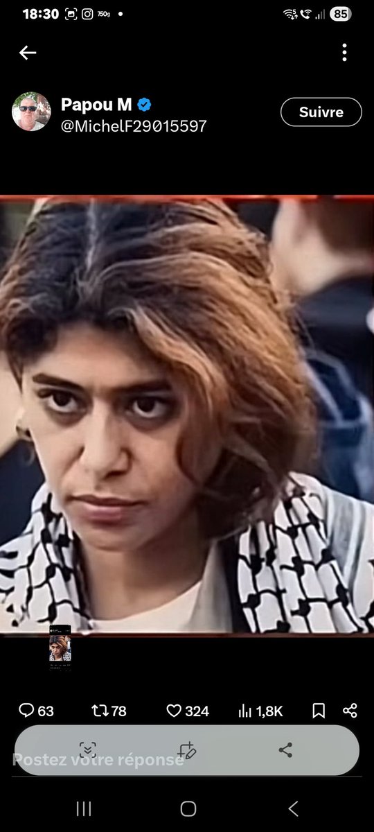 Tête de celle qui suce la bite du Hamas en rêvant de shahada pendant qu'elle chiale sur Insta pour des likes.
Regard de psychopathe refoulée, mèche 'je viens de bouffer un bébé juif au petit dej', et ce air de 'expulsez-moi j'adorerais jouer la victime en Algérie ou au Qatar'.
🔥