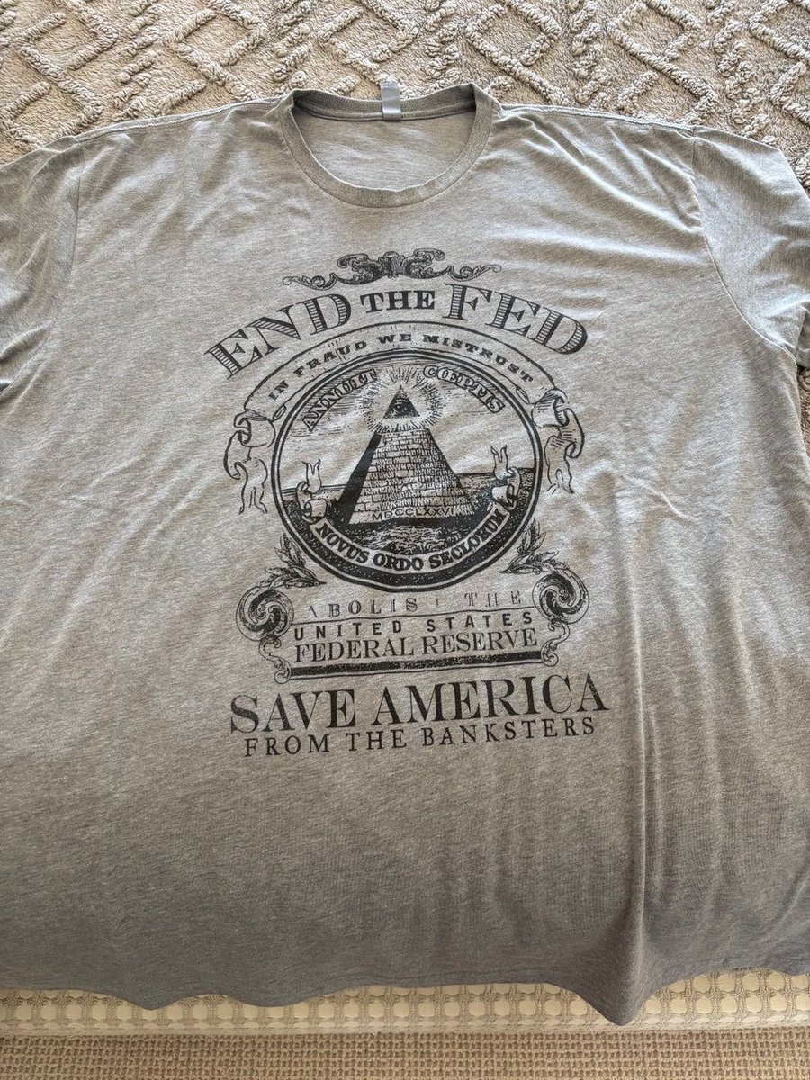 Bogachan_1971's tweet image. Another typical Friday... trade fake inflation and vol suppression later.... 

I usually do not waste my time watching their kabuki on Fridays and go North NJ for shisha. I put on my favourite shirt today; #ENDTHEFED 

I might be getting my movie's trailer -Libor: The Fake