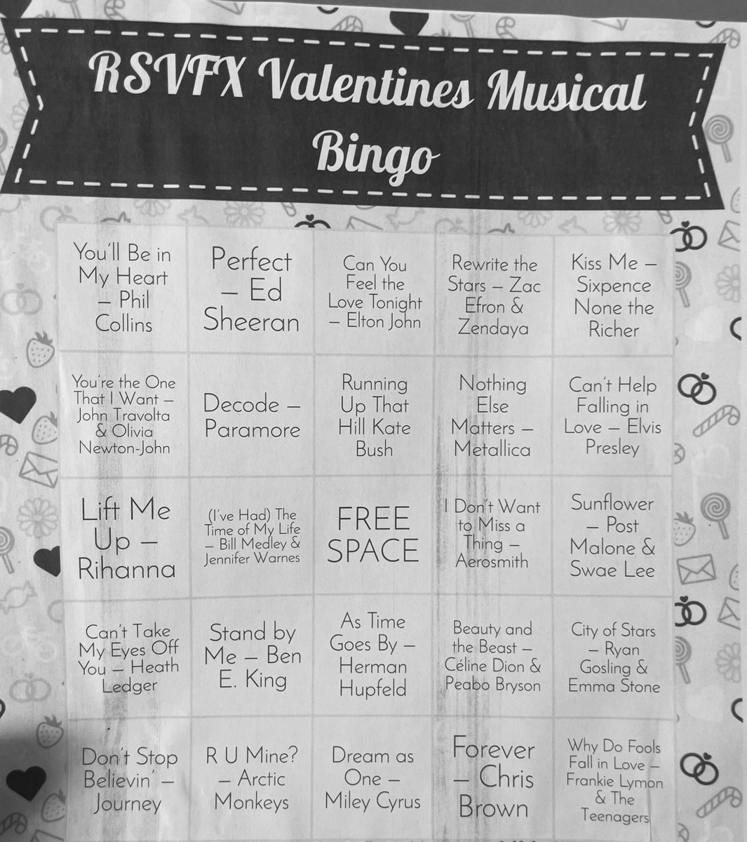 Love was in the air..

Our <a href="/RSVFX/">Rocket Science VFX</a> Musical Bingo had the team matching love songs to squares, battling it out for the bingo champion title.

A fun mid-day break filled with the right amount of cheer!

#RocketScienceVFX #ValentinesDay #Bingo #GoTeam