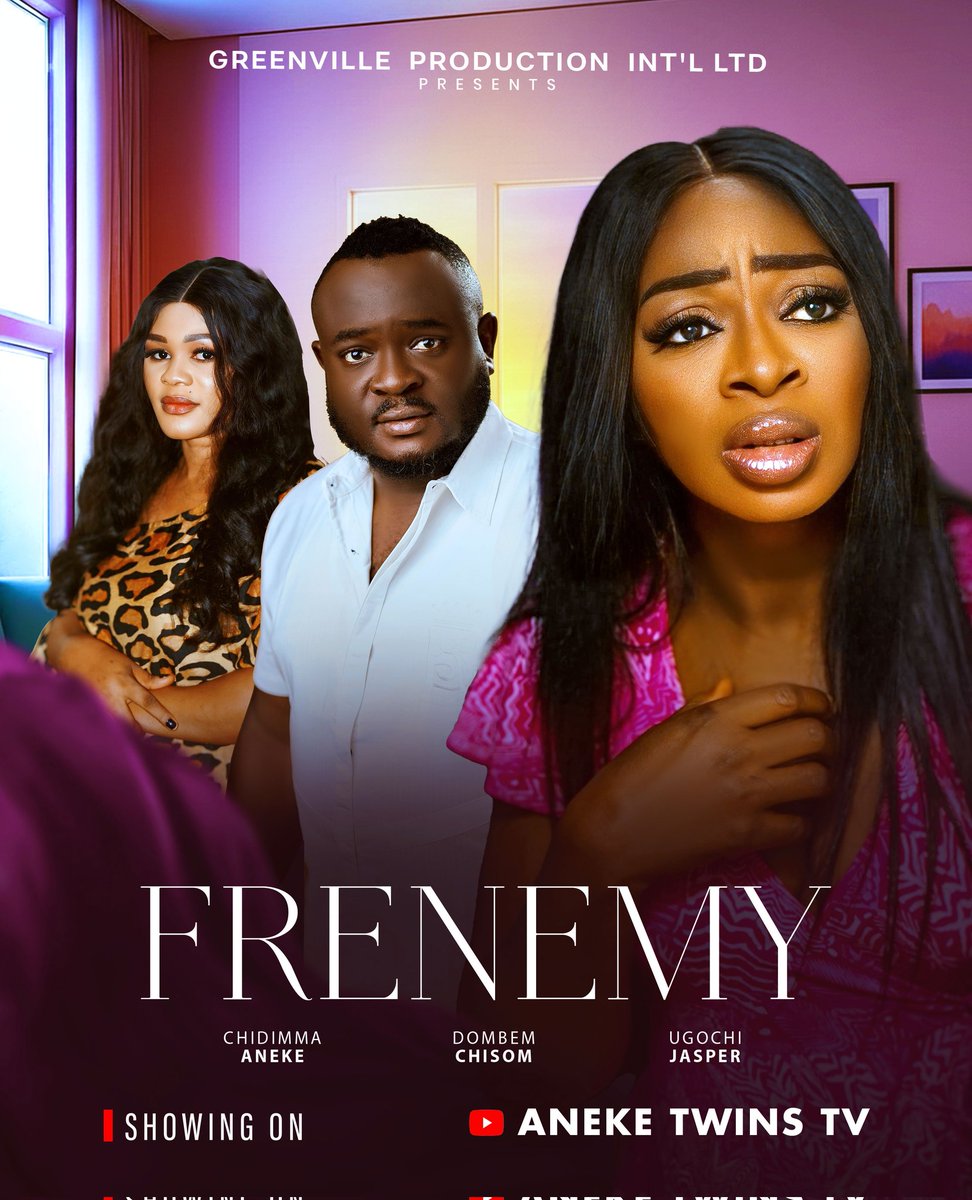 We are live!!!!!!!!!!!!! FRENEMY is now showing on ANEKETWINSTV you are going to love this one
#ChidimmaAneke #ChidiebereAneke
#AnekeTwinsTv #Aneketwins #twins