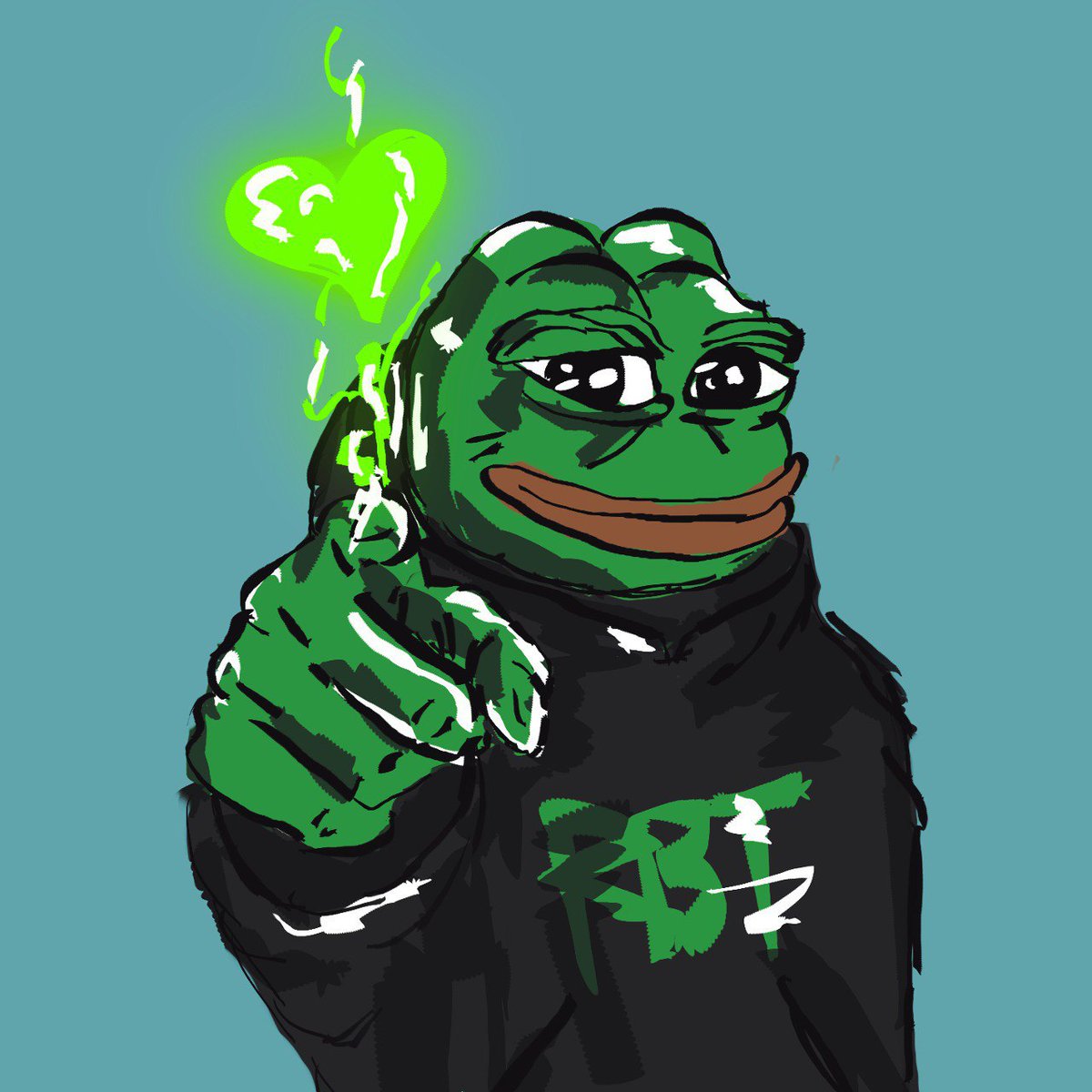 <a href="/bitcoinlfgo/">BITCOINLFG®</a> Happy Valentine's Day! Solana's frog also has great animations for expressing love.  $Rbt <a href="/RibbitOnSolana/">RIBBIT</a> #Solana #memecoins