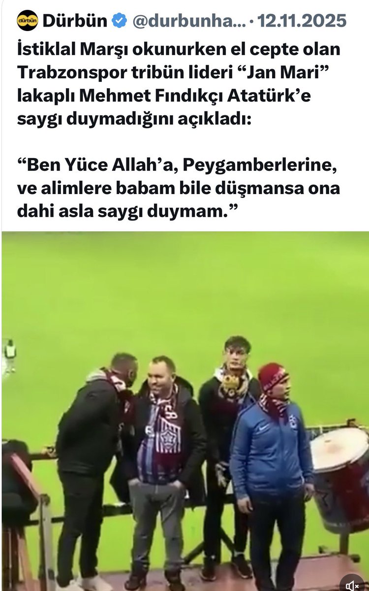 ITIRAFA GEL

Ataturk’e ettiği hakaretlerle bilinen “Jan Mari- Mehmet Fındıkçı”, herkesin biletini YÜKLEMİŞ ..! Nereden ve kimden aldıysa o biletleri artık..! 

Kendi ekibine Fenerbahce’ye edecekleri küfürler için beraber oturacakları yerleri gösteriyor 

“Normal” taraftarlara da
