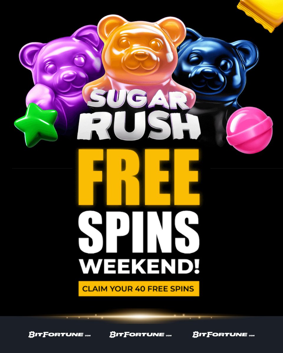 SpinitinSlots's tweet image. FREE SPINS WEEKEND IS LIVE 🚨

The Sugar Rush is REAL 🍬🐻

BitFortune are giving away 40 FREE SPINS, and yes, it’s as sweet as it sounds.

Don’t miss out. Hit the below 👇 
join.bitfortune.com/spinitin
