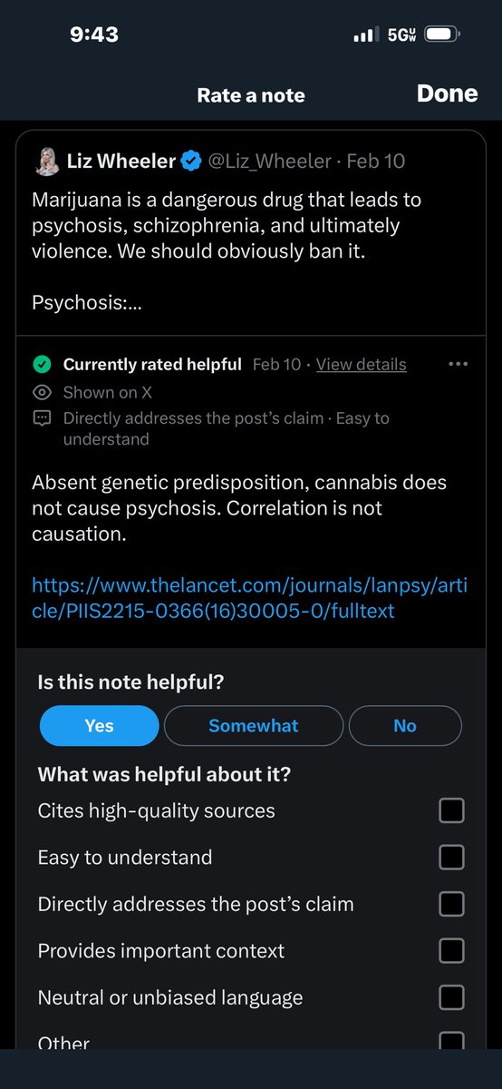 I’m so glad these people are getting community noted for their BS on marijuana