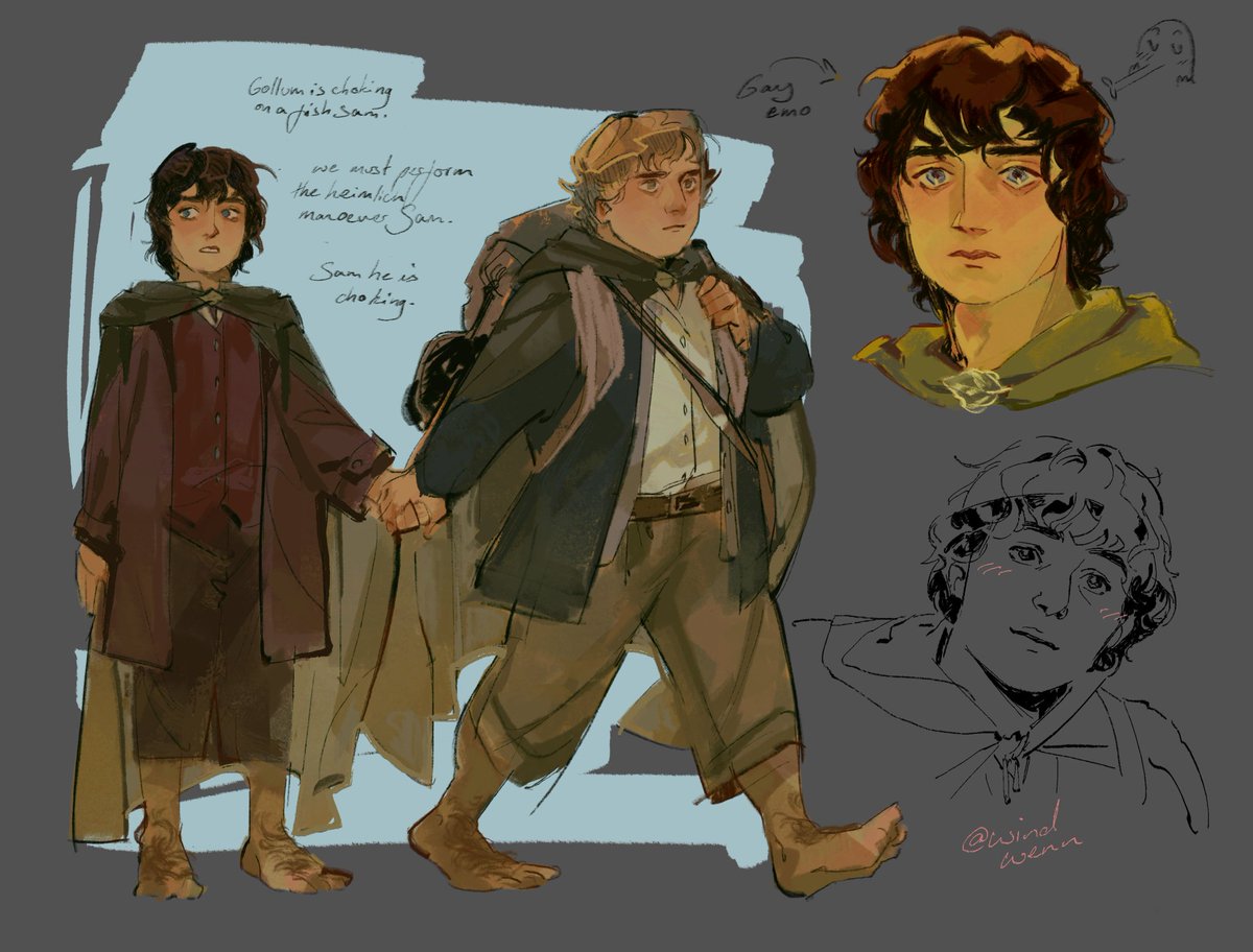 #lotr Are they, you know.....hiking buddies......