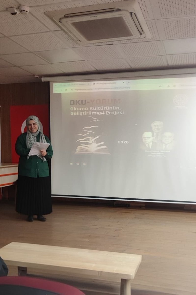 SehitHatip's tweet photo. Din öğretimi genel müdürlüğümüzün yıllardır sürdürdüğü ve önemsedigi OKU-YORUM projesini okulumuzda da meslek dersleri öğretmenimiz Havva Bağcı Tülü koordinatörlüğünde uyguluyoruz. @meb_dinogretimi @MersinMEM @yenisehirmem_33 https://t.co/AL0gFihLR7