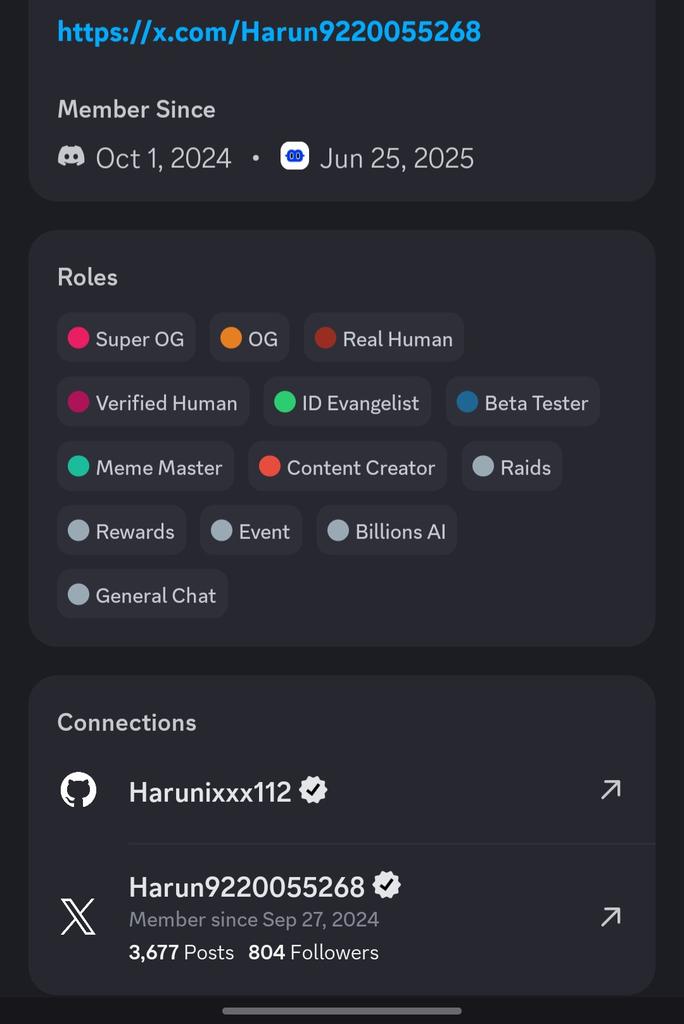 Harun9220055268's tweet photo. g @billions_ntwk 

Community check ✅ https://t.co/yUVfzP9Ys9