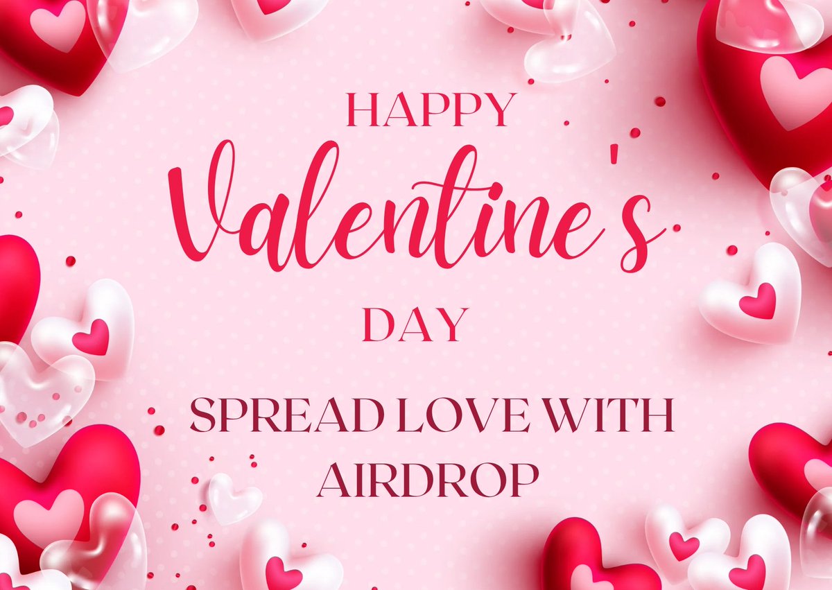 Don't Miss the Airdrop opportunity.😎
Valentines day Offer ❤️
Download IIC S WALLET
Follow and retweet🤗
Share WALLET public key via Dm or Comment.👍

👉 metavtz.com

#Airdrop #ValentinesDay #ValentinesDay2026 #ValentinesWeek