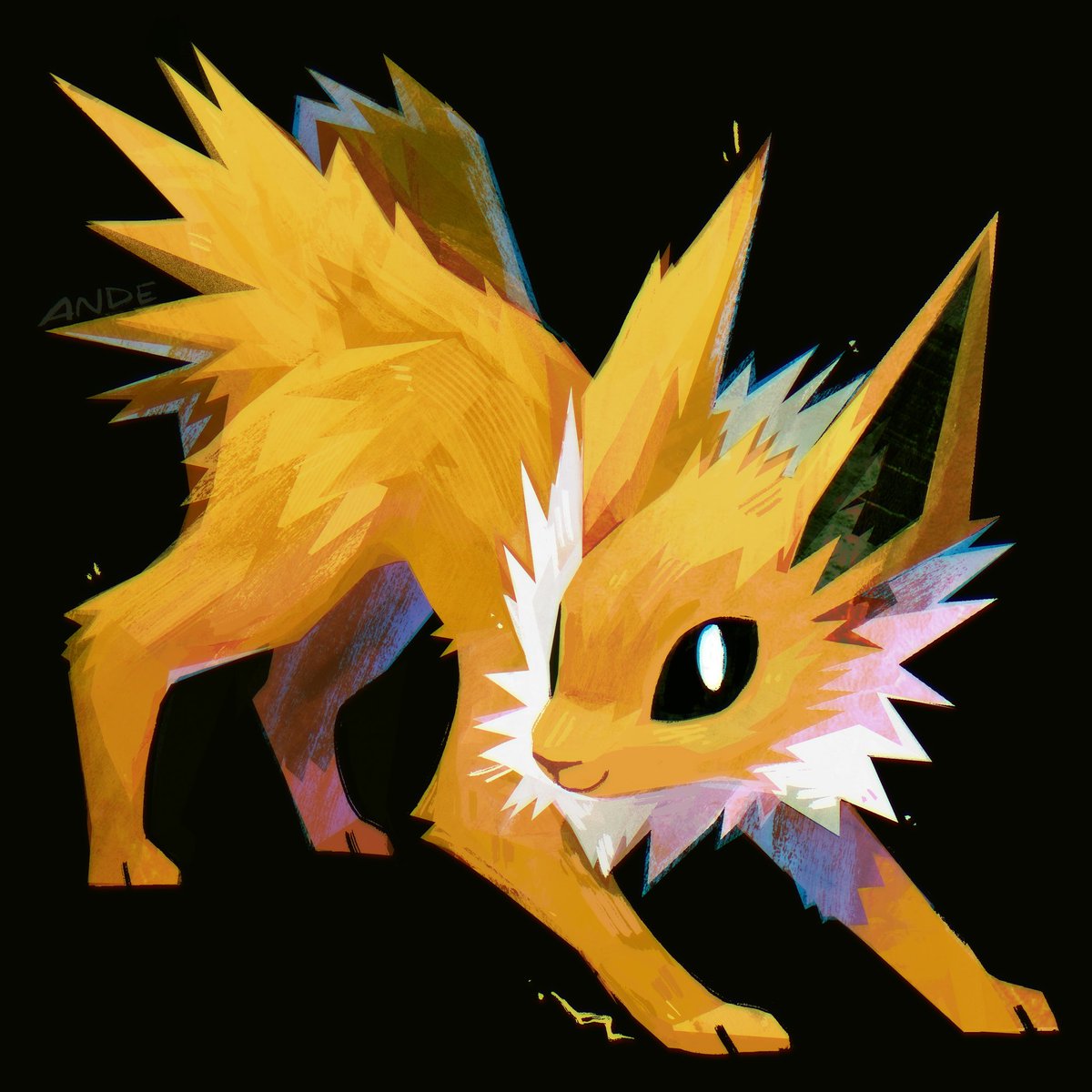 if you pet it there is so much static electricity