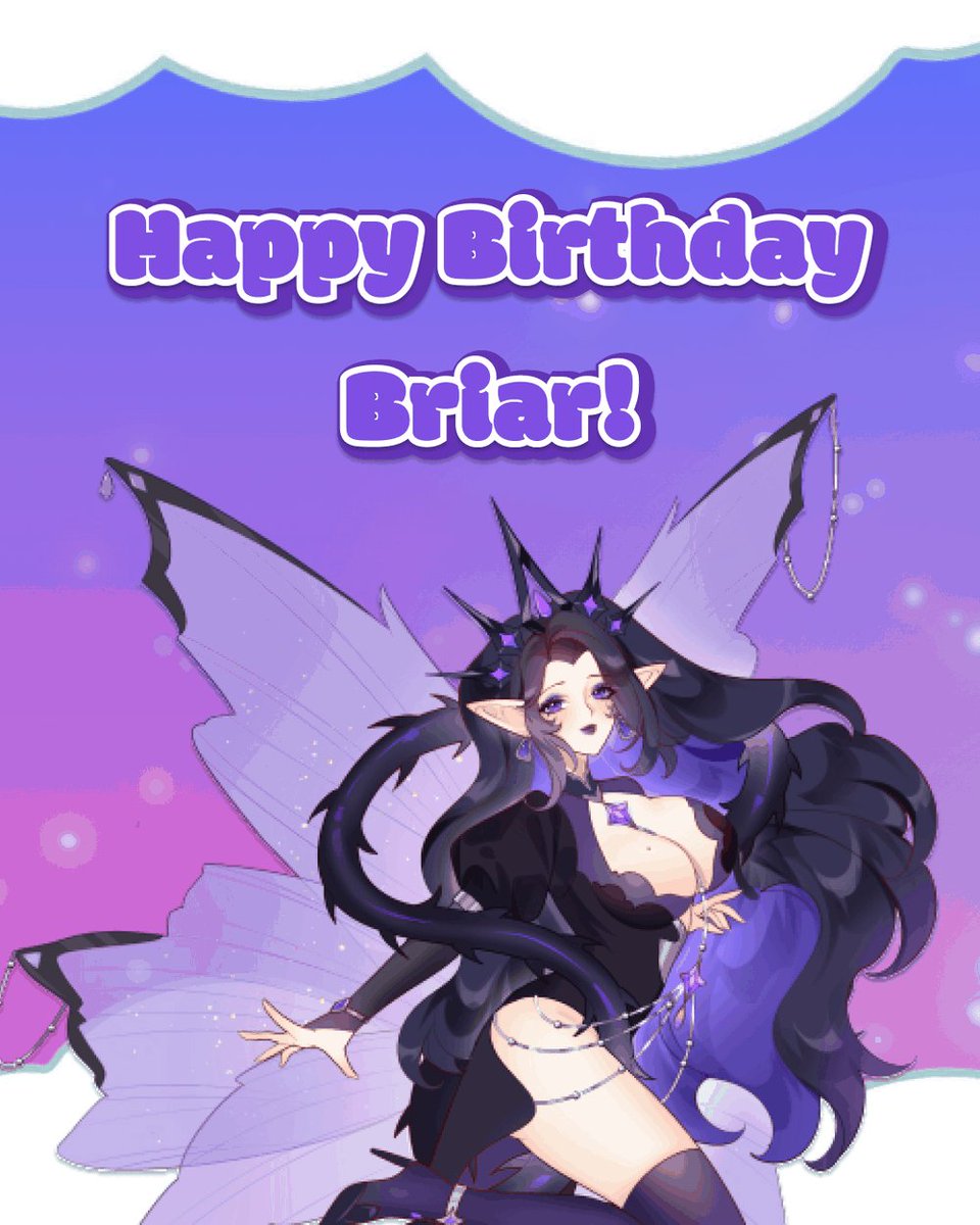 ✧･ﾟ:* HAPPY BIRTHDAY BRIAR ! *:･ﾟ✧

Bow down before the Queen, and be sure to wish her Happy Birthday!!

Thank you Momma Briar for continuing to slay!