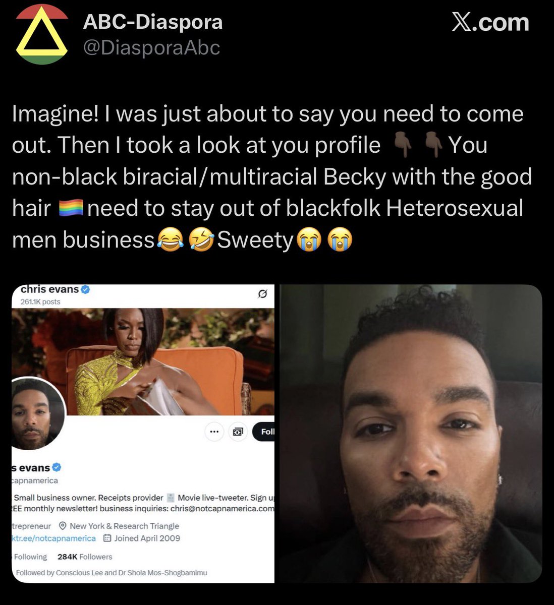 chris evans tweet media