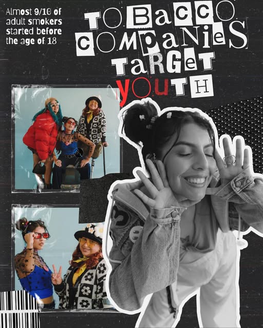 Tobacco companies know that the majority of smokers start before the age of 18 &amp; target youth using bright &amp; fun ads that make them pay attention. Be aware of manipulative marketing tactics &amp; say “no” to tobacco
Thanks to : MLBHC Substance Abuse Prevention
#substanceuseprevention