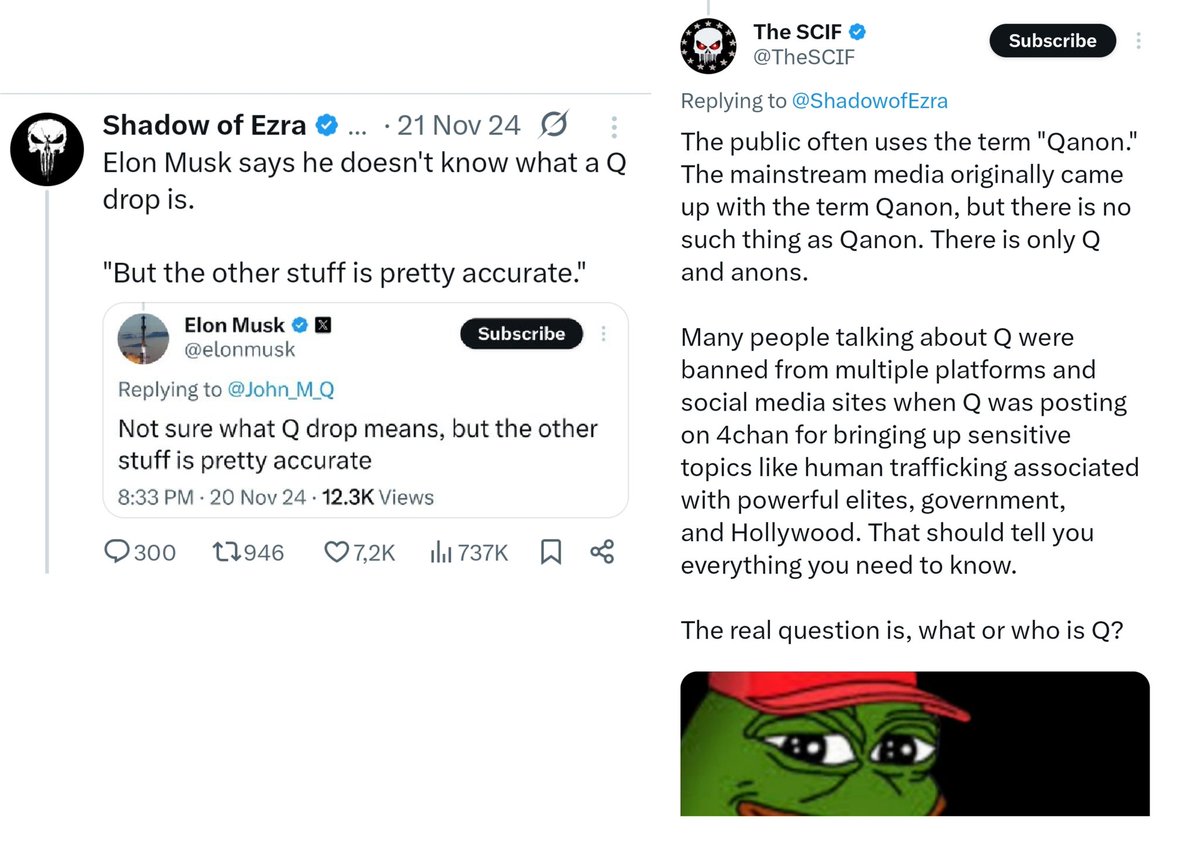 Fana43124688's tweet image. Zainspirowany amerykańsko-afrykanerskim miljiarderym a posiedzicielym platformy @X @elonmusk jak tyż wicemarszołkym Polskigo Syjmu  @krzysztofbosak, nawiōnzuje do narracyje #QAnon a #pizzagate