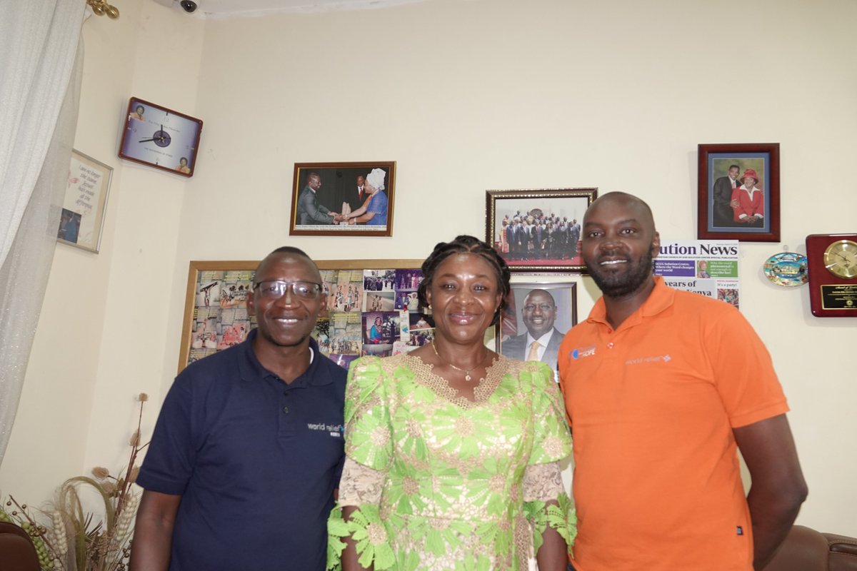 WorldReliefKE's tweet photo. Today, World Relief Kenya met with Pastor Dr. Esther Obasi-Ike of the #RCCG church to explore partnership opportunities. 🤝

Focused on community impact, sustainable development &amp; long-term collaboration. 🌍🌱 Encouraged by what’s ahead! 🙌

#StrongerTogether #CommunityImpact https://t.co/KHLkumB3Ju