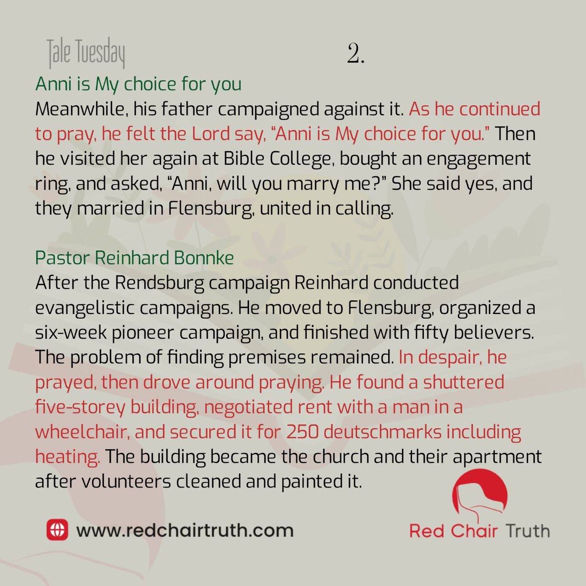 redchairtruth1's tweet image. Have you ever felt the pressure to go along with what everyone else is doing? Reinhard Bonnke did—but chose God’s will over apartheid restrictions.

Discover the reason behind his conviction on Red Chair Truth's Tale Tuesday.

#RedChairTruth #TaleTuesday #Faith #RCT #ItaUdoh