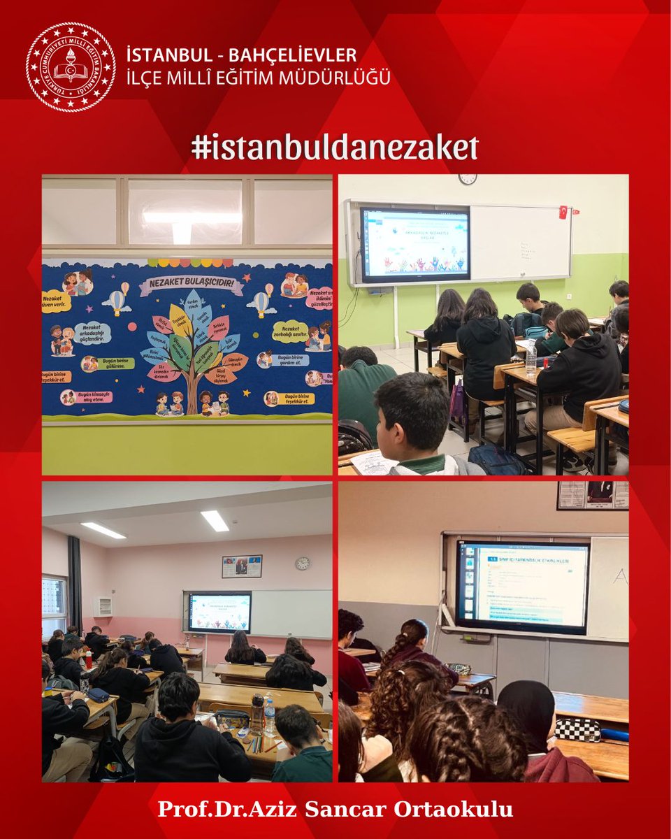 Nezaket; sorumluluktur.

#istanbuldanezaket

<a href="/tcmeb/">Millî Eğitim Bakanlığı</a>
<a href="/Yusuf__Tekin/">Yusuf Tekin</a>
<a href="/MucahitYentur/">Murat Mücahit Yentür</a>
<a href="/istanbulilmem/">İstanbul İl Millî Eğitim Müdürlüğü</a>
<a href="/muradserif/">Murat Karabulut</a>