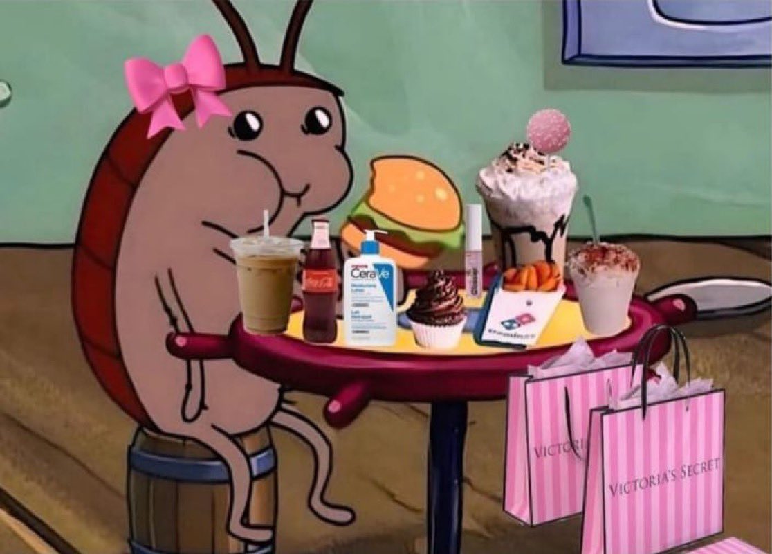 glitchu__'s tweet image. "money doesn't buy happiness"

me with money :