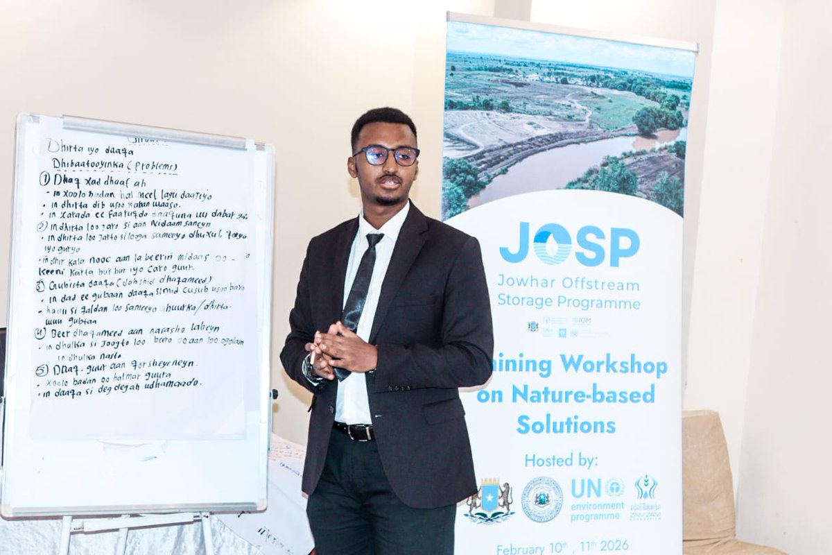 We successfully concluded  two-days of workshop on Nature-Based solutions, which focused on using natural approaches to address environmental and climate change challenges (under Josp Project).
Support: <a href="/UNEP/">UN Environment Programme</a> <a href="/MoECC_Somalia/">Ministry of Environment & Climate Change 🇸🇴</a> <a href="/zamzamsom/">Zamzam Foundation</a>