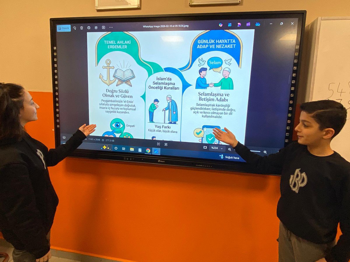 🔸Eğitim; akademik gelişimin yanında karakter inşasıdır. İstanbul’da değer temelli eğitim anlayışı güçlenerek sürüyor.

#istanbuldanezaket

<a href="/tcmeb/">Millî Eğitim Bakanlığı</a><a href="/Yusuf__Tekin/">Yusuf Tekin</a>
<a href="/MucahitYentur/">Murat Mücahit Yentür</a>
<a href="/istanbulilmem/">İstanbul İl Millî Eğitim Müdürlüğü</a> <a href="/cepni44/">Muhammet Fatih</a>