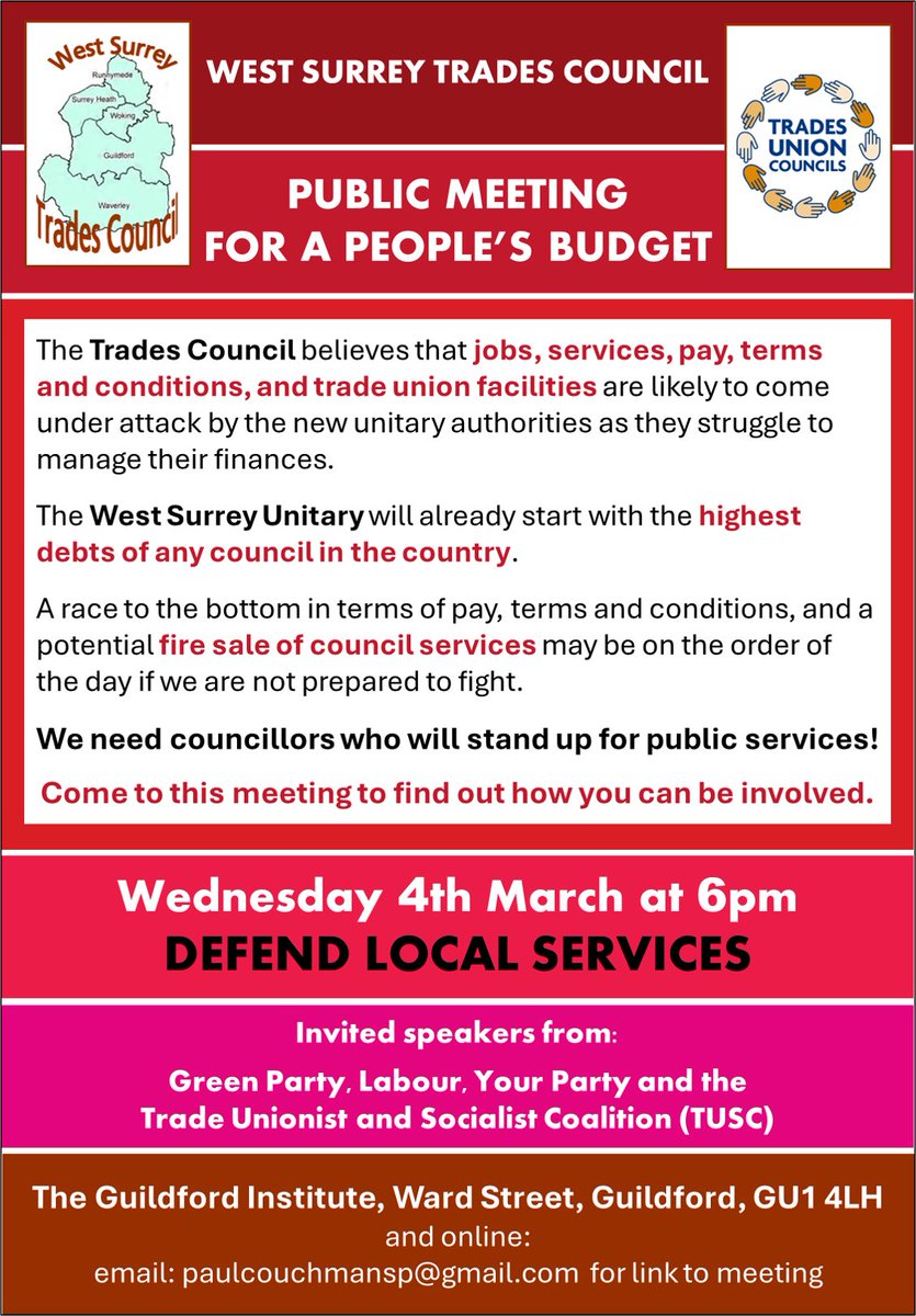 Surrey County UNISON tweet media