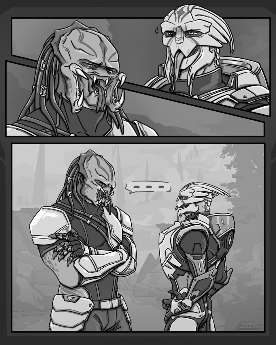 Enime_02's tweet image. tongues
#Yautja #Turian