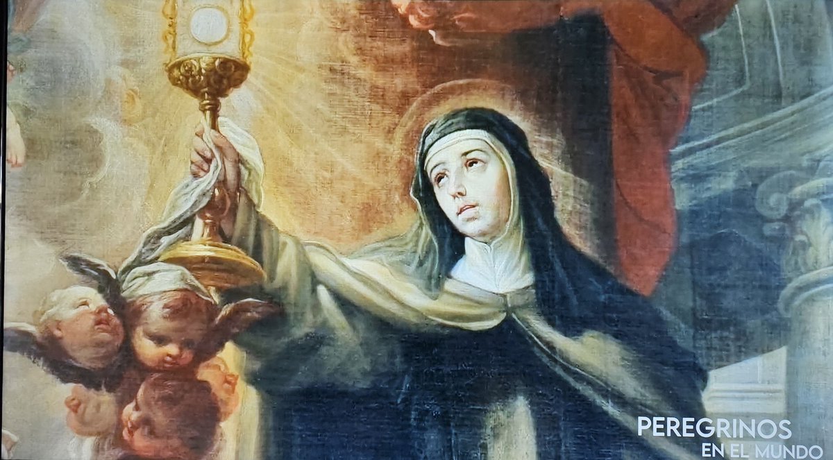 sandraEIngles's tweet photo. Santa Clara de Asís tomaba la custodia con un gran respeto, jamás contacto directo con la mano.
Sigamos su ejemplo y repetemos las custodias que resguardan el cuerpo santo de nuestro señor Jesucristo.
Hoy por moda o involución cualquiera  toca la custodia directamente con la mano https://t.co/bgrTgOn934