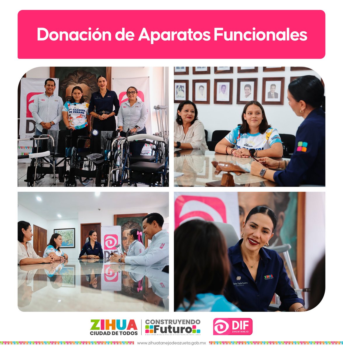 Agradecemos profundamente a Sofía Leyva por la donación de estos aparatos funcionales, resultado de su esfuerzo, iniciativa y compromiso social a través de la Carrera de Verano 2025. 🦽🩼🦯