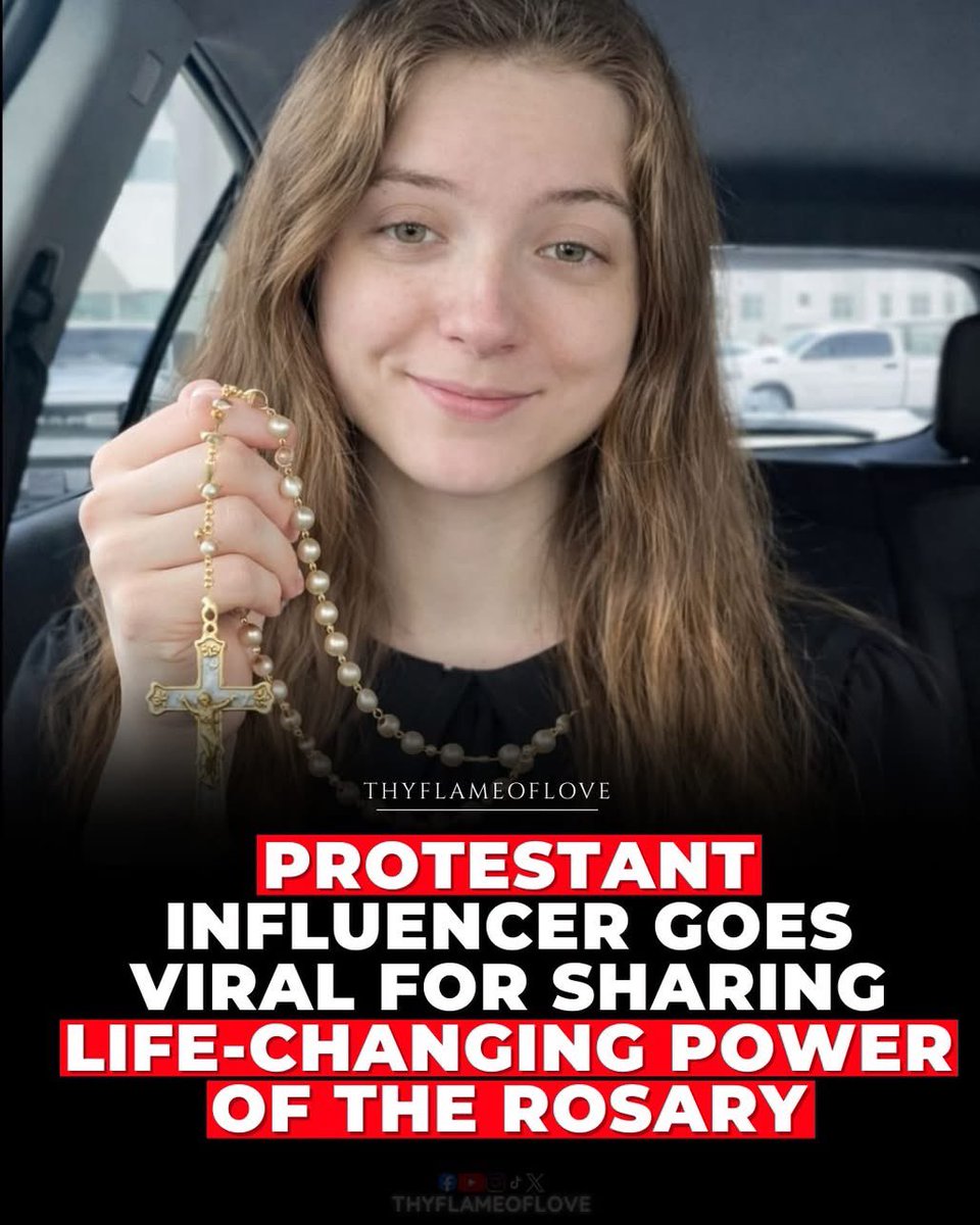 BlazsikJames's tweet image. A Protestant Woman Went Viral After Explaining Why She Started Praying the Rosary
Instagram creator Sarah Giles posted a video explaining her journey with the rosary as a Protestant. Since then, she has been learning more about the Catholic Church and its teachings.
In her video,…