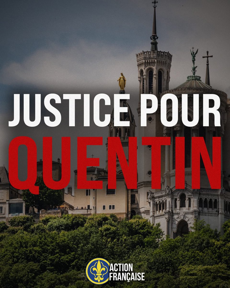 Il est urgent de mettre un terme aux exactions et aux violences perpétrées par l’ultra-gauche lyonnaise, coutumière de cette barbarie gratuite et inexcusable. 

L'Action française adresse ses sincères condoléances à la famille de Quentin ainsi qu’à ses proches.