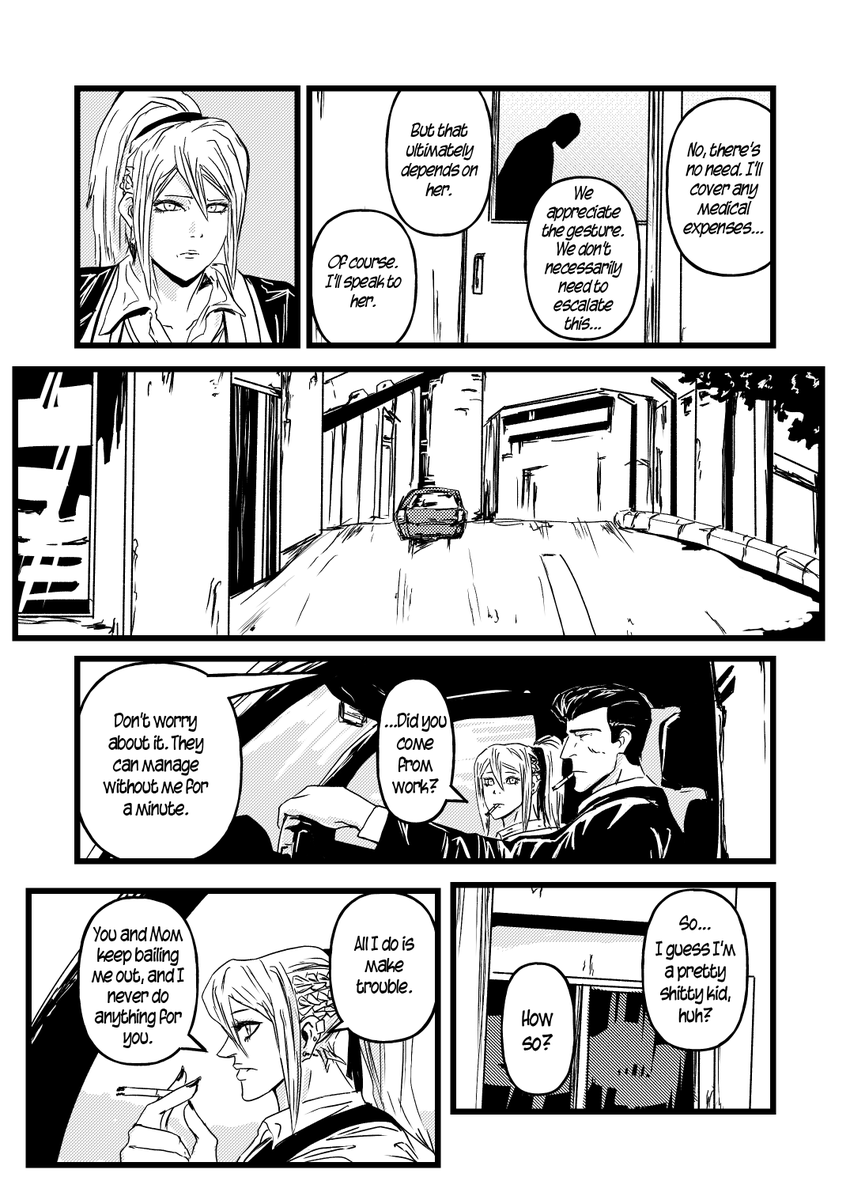 samudesu's tweet photo. The Punk, by @K_Uramichi (with permission)
Check out their gallery for lots more classically cool stories!
https://t.co/71K1Iu88EP https://t.co/JNJbWVo7en