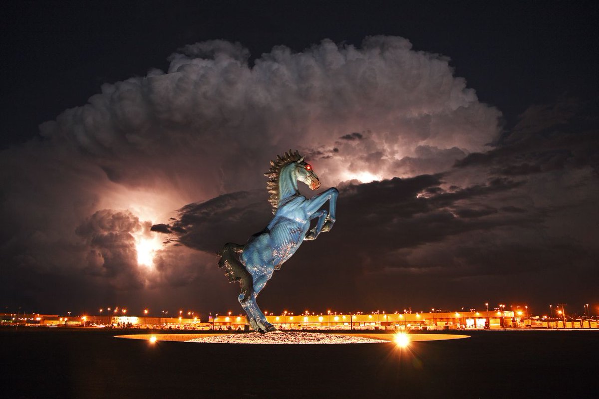 At Denver International Airport, the Blue Mustang —with glowing red eyes — just turned 18 (two days ago).

Some call it bold art.
Some call it mysterious.
Others… have a nickname.
Strange becomes iconic.
Fear becomes edge.
#FridayThe13th