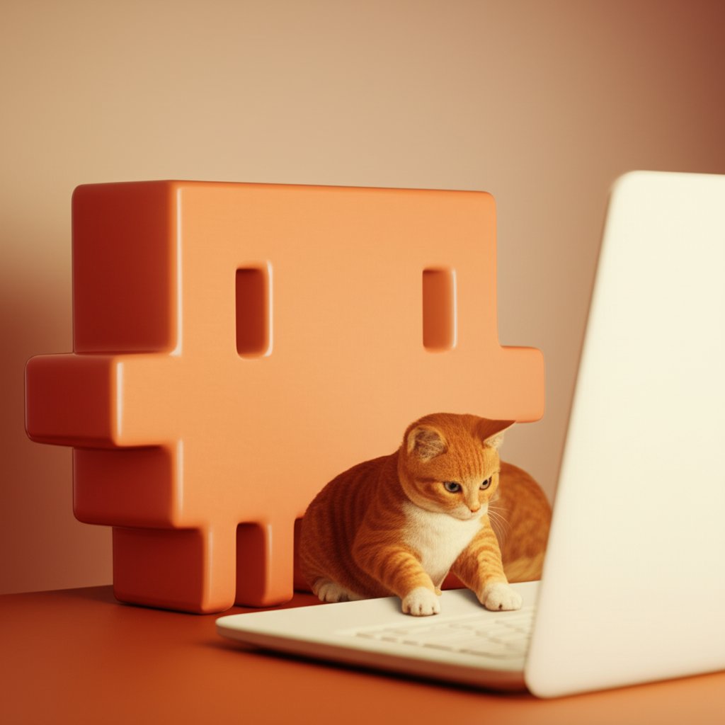 ClaudeCodeWTF's tweet image. cat on keyboard? finally a coworker who matches my energy $cc