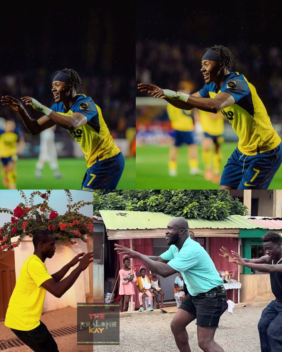 🇬🇭 Ghanaian forward Mohammed Fuseini celebrated in style after scoring for Royale Union Saint Gilloise, breaking into the popular Kakalika dance to mark the moment.

Mohammed Fuseini took Kakalika to Belgium 🇧🇪.