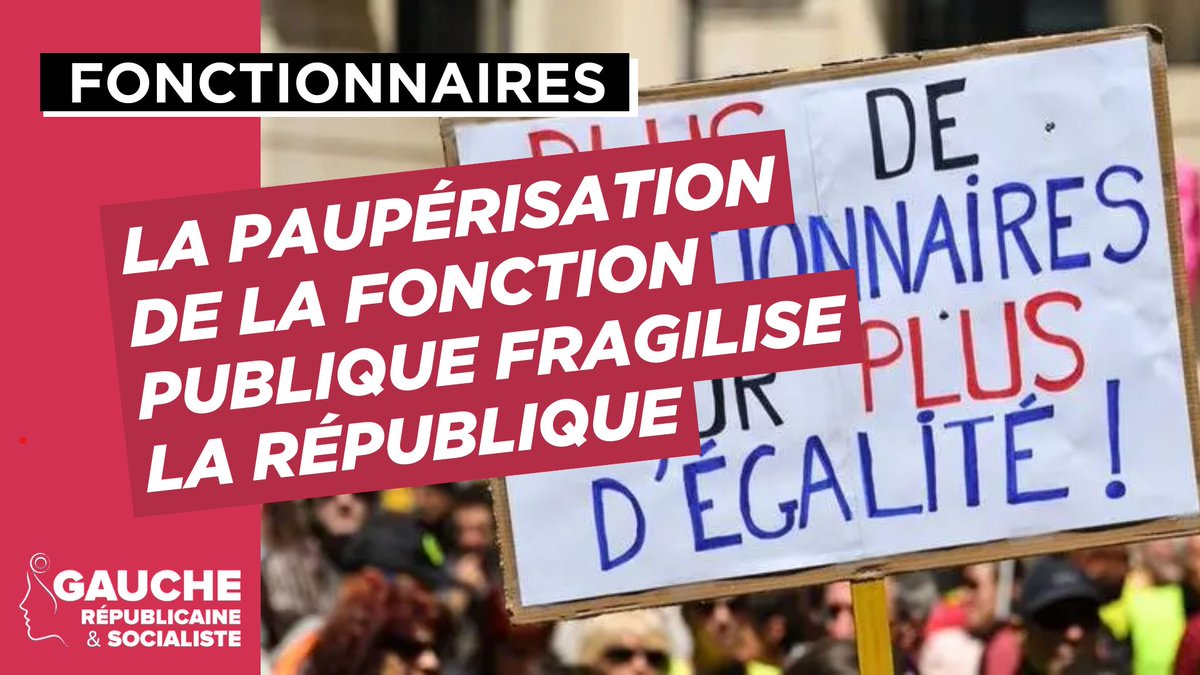 ⚠️Pourquoi la paupérisation des #fonctionnaires fragilise la République⚠️
👉 g-r-s.fr/pourquoi-la-pa…
Cela interroge un #État qui exige beaucoup d'agents garants de l’intérêt général, mais renonce à reconnaître leur engagement.
#fonctionpublique #servicepublic #égalitérépublicaine